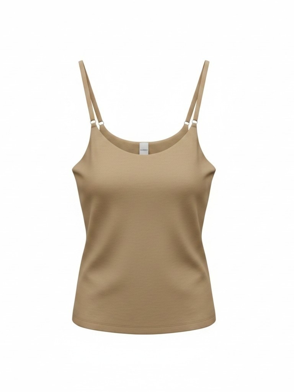 Hanro Women’s Tan Double-Strap Camisole Tank Top - M